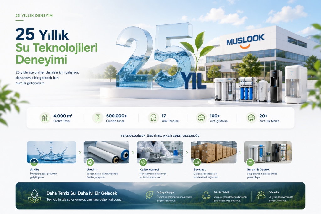 25 Yıllık Su Teknolojileri Deneyimi